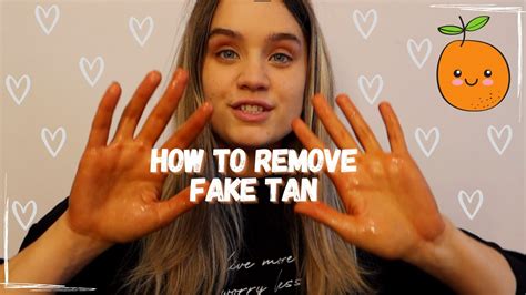 how to get fake tan off your clothes|how to remove gradual tan.